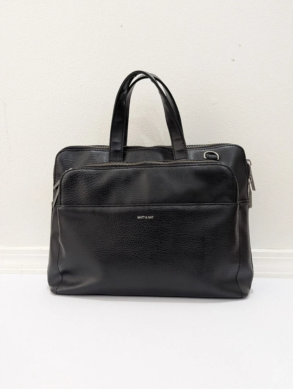 Matt & Nat Black Cassidy Vegan Satchel - Dwell